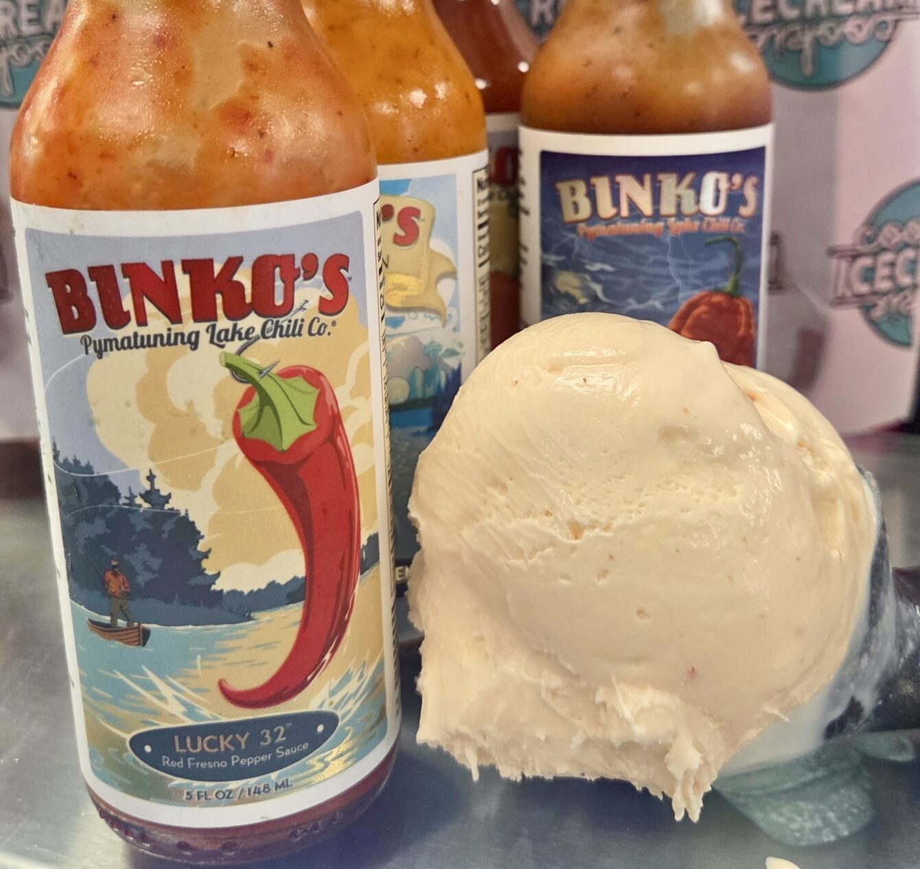 Cookie Cookie Ice Cream Scoops Up a Hot Pepper Sauce Collab - Made