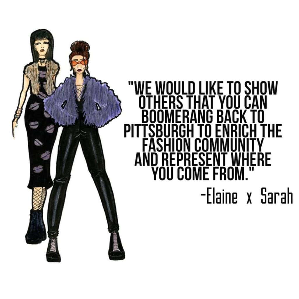 Elaine x Sarah_ Image via @pghfw