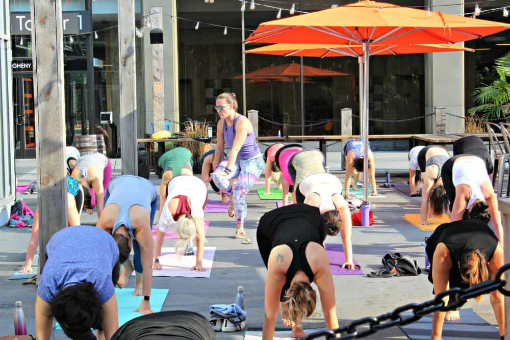 biceps and brunch yoga