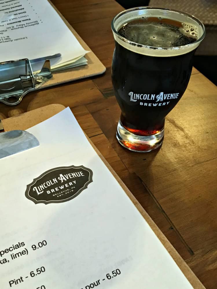 Lincoln Avenue Brewery porter
