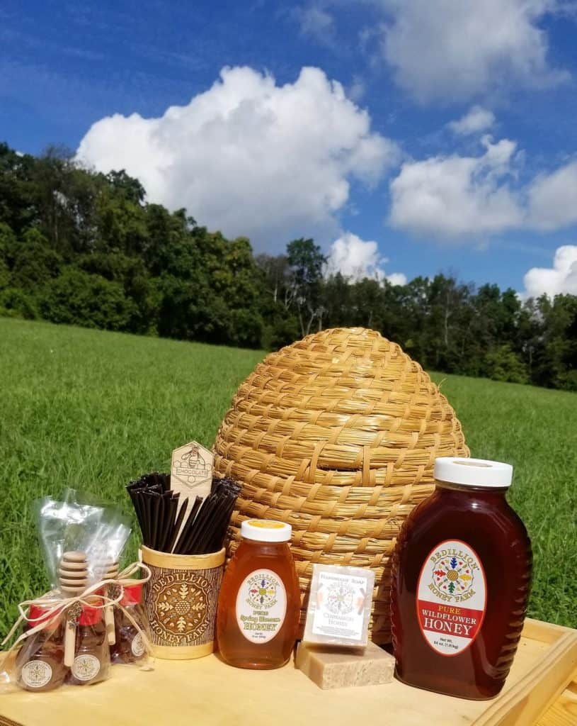 locally owned, locally grown Bedillion Honey Farm