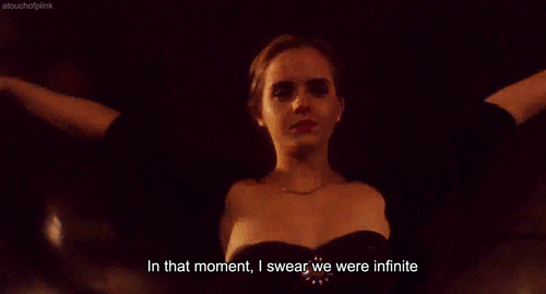 and in that moment i swear we were infinite gif