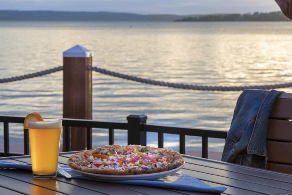 Chautauqua Harbor Hotel pizza