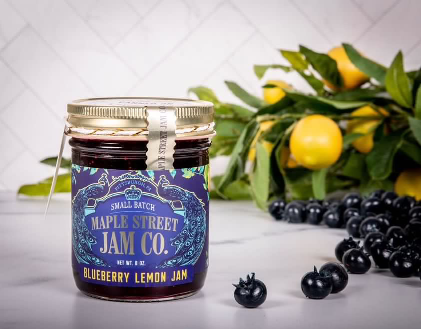 Maple Street Jam Co.'s Blueberry Lemon Jam