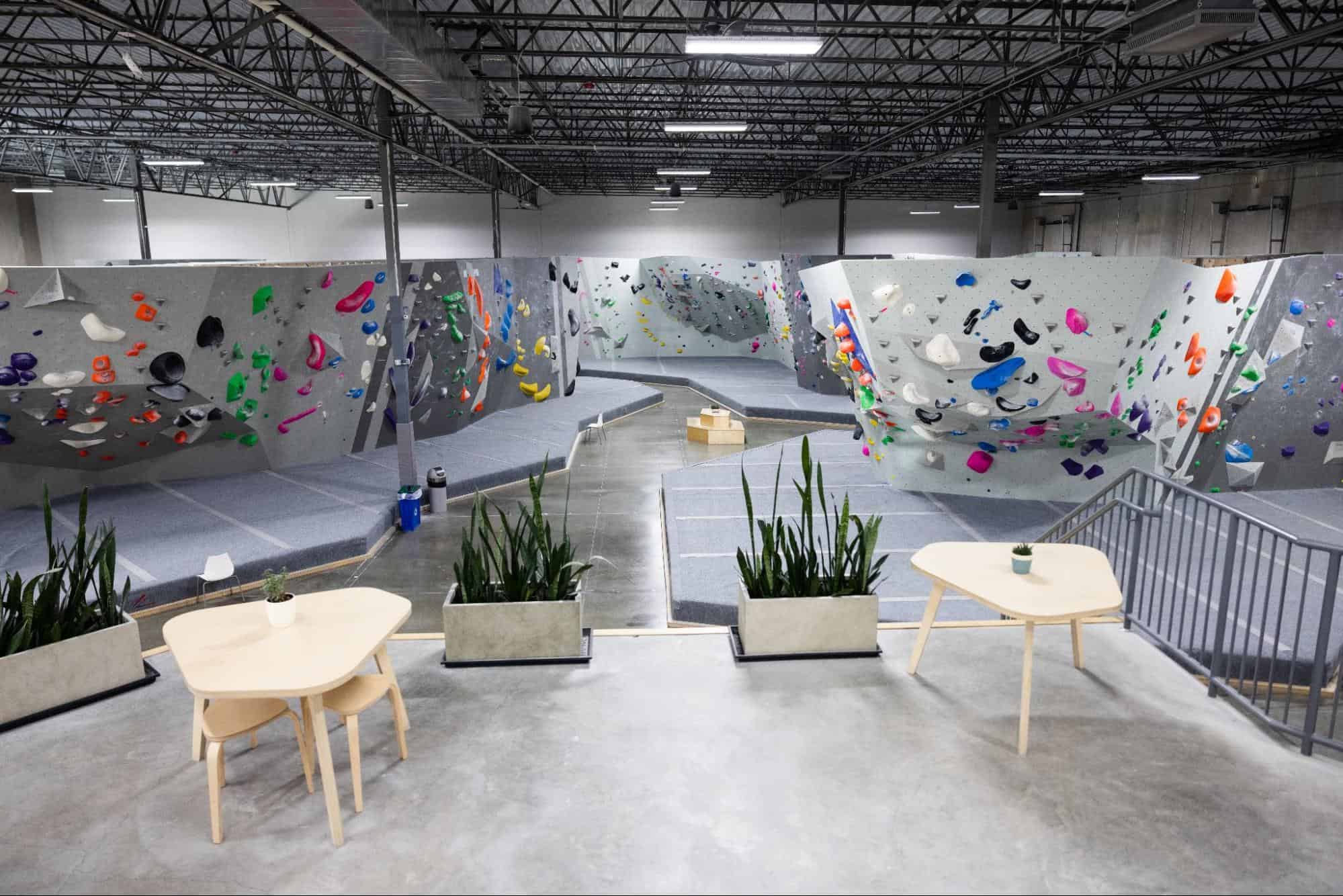 Iron City Boulders bouldering gym in Lawrenceville