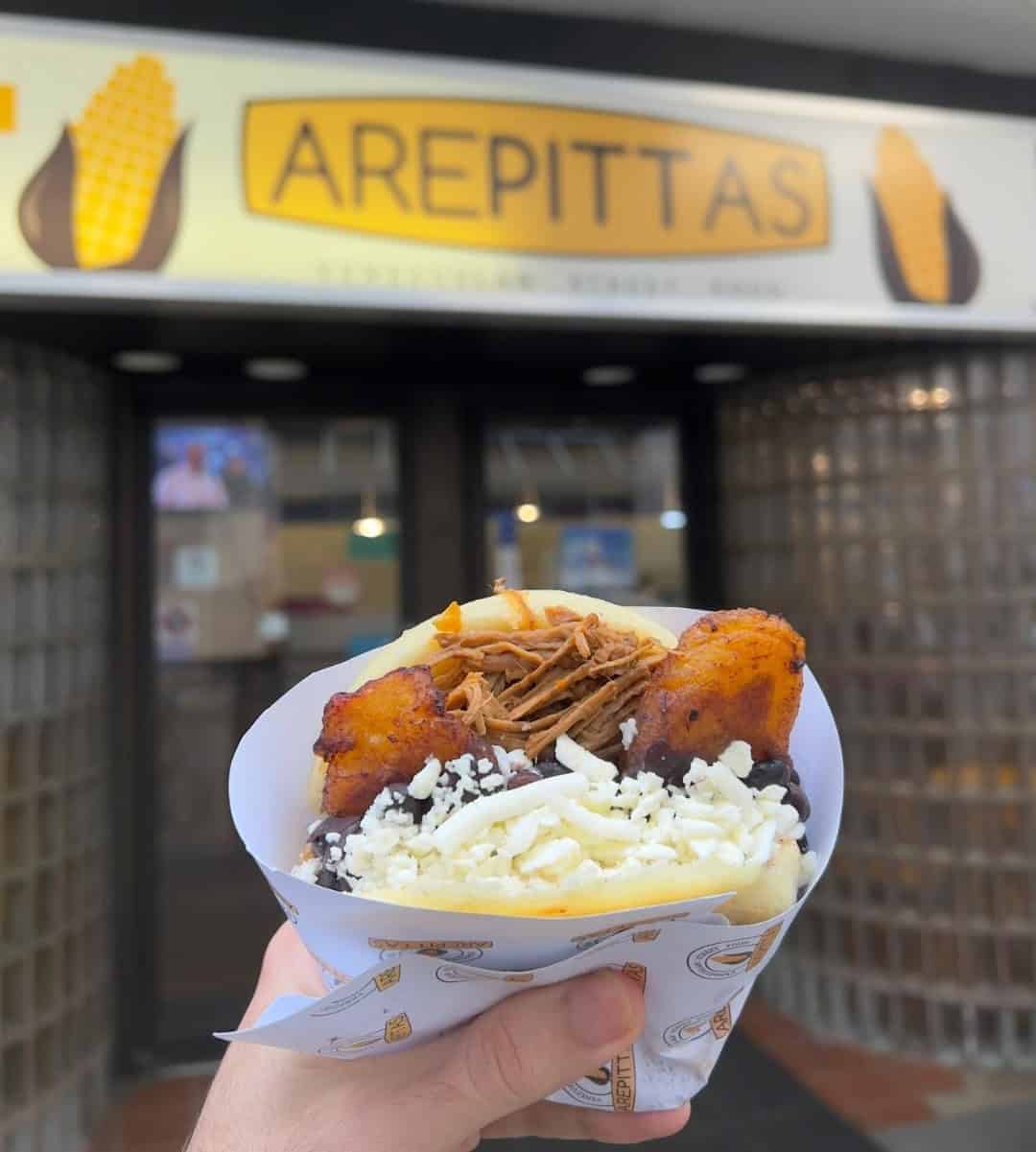 A photo of food at Arepittas.