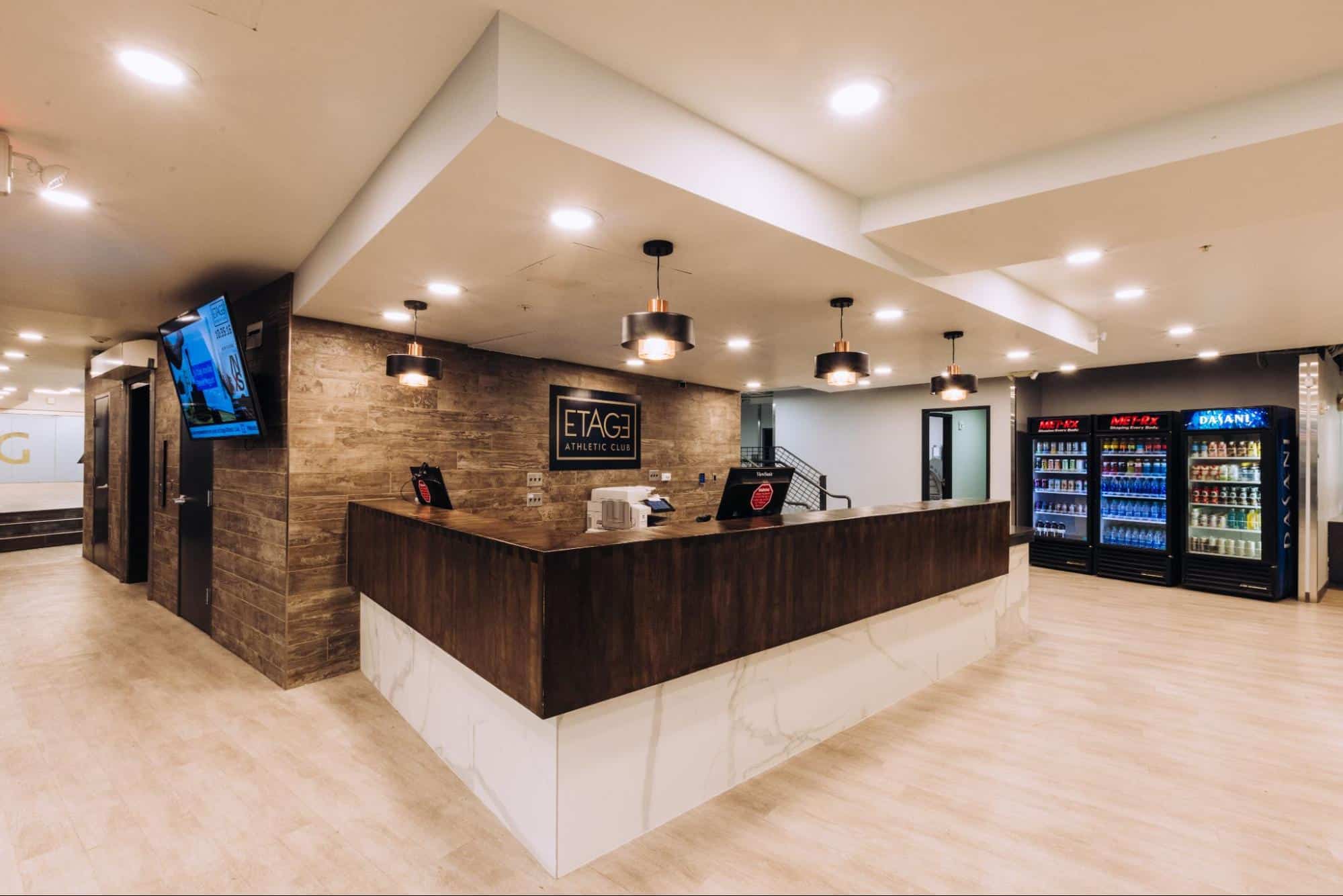 A photo of the lobby at Etage.
