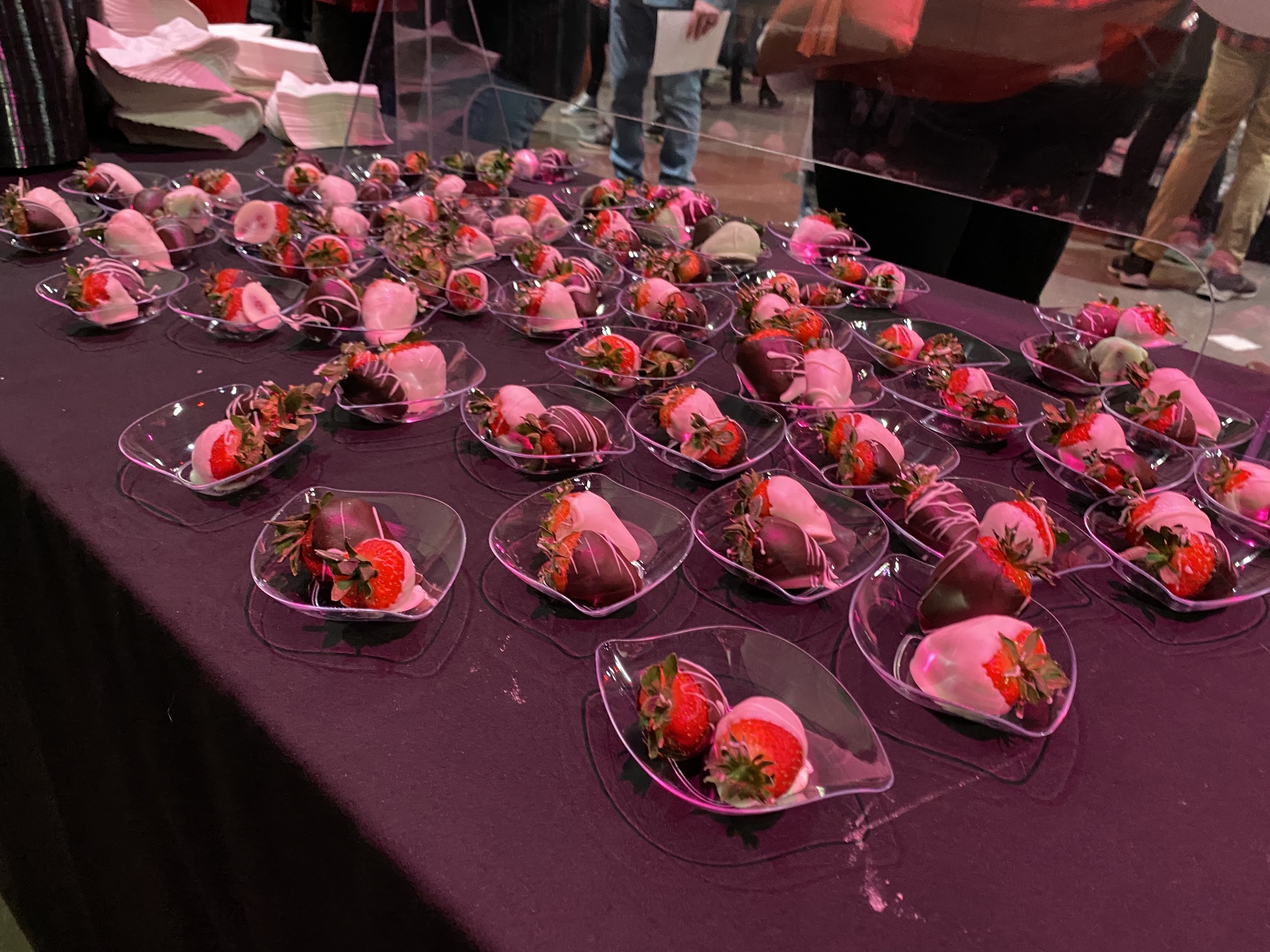Chocolate covered strawberries available to be tasted at the Pittsburgh Chocolate Wine & Whiskey Festival.
