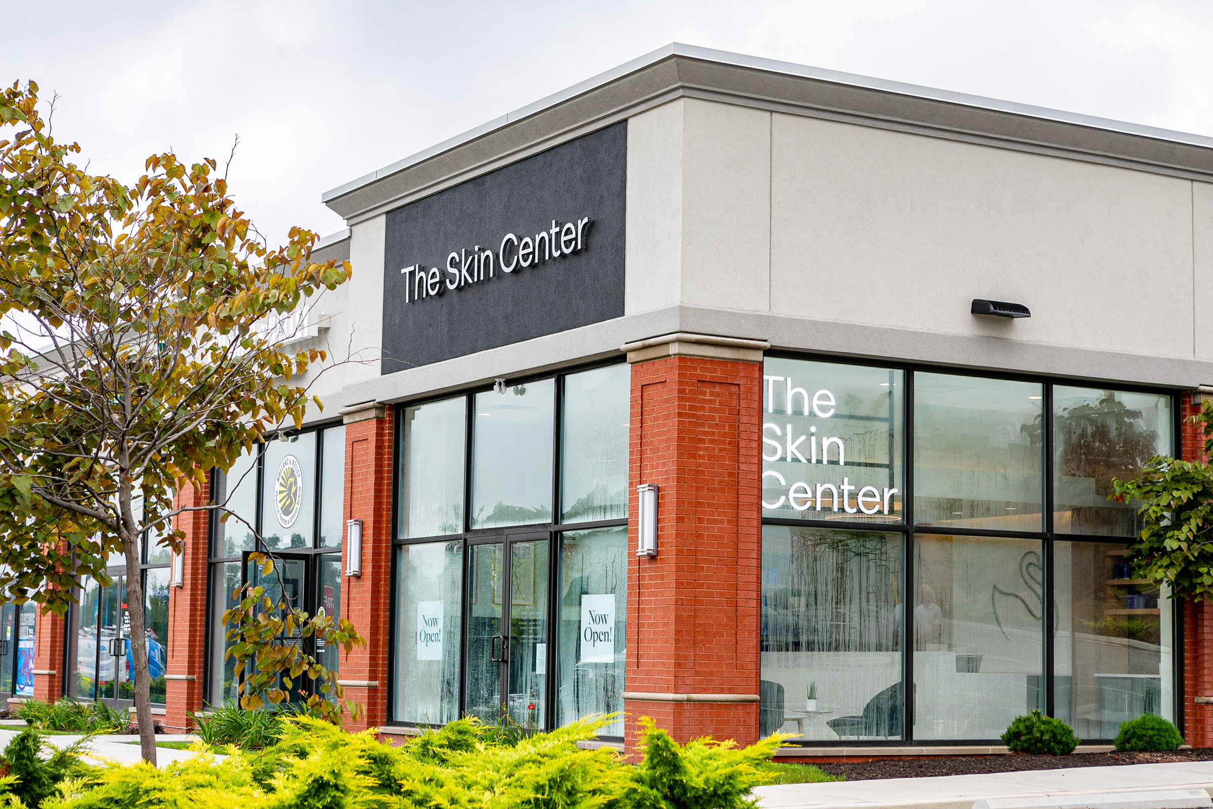A photo of the exterior of the Skin Center, a med spa in Pittsburgh.