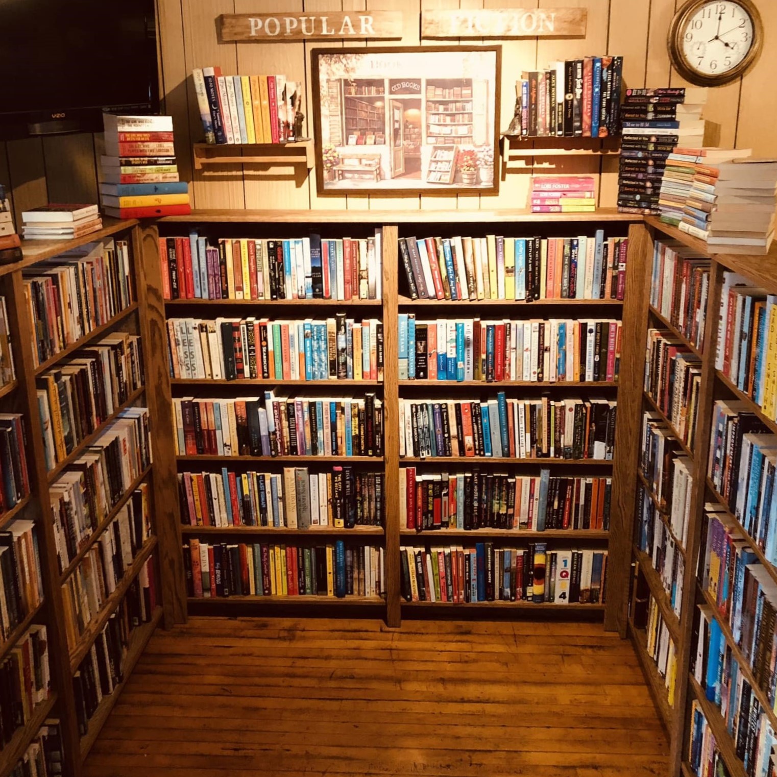 A photo of a book nook at Beyond Bedtime Books.
