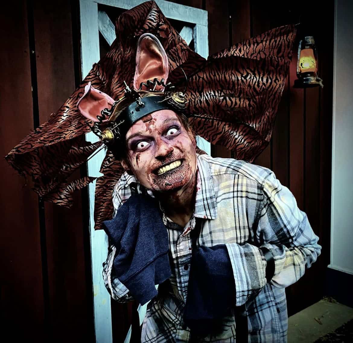 A photo of a scare actor at Kennywood's Phantom Fall Fest.