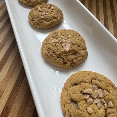 A photo of pumpkin cookies at the Forgotten Flour.