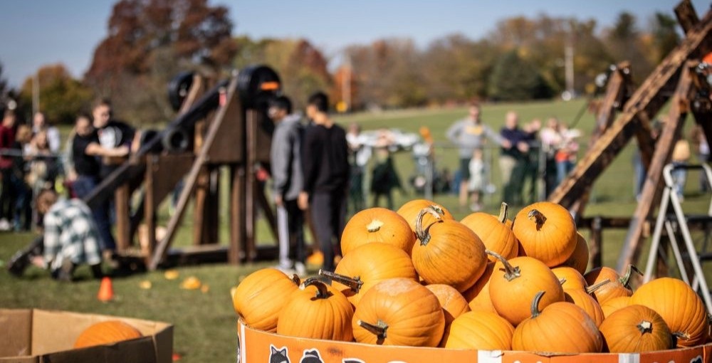A photo of the Punkin Chunkin event at an Allegheny County Park.