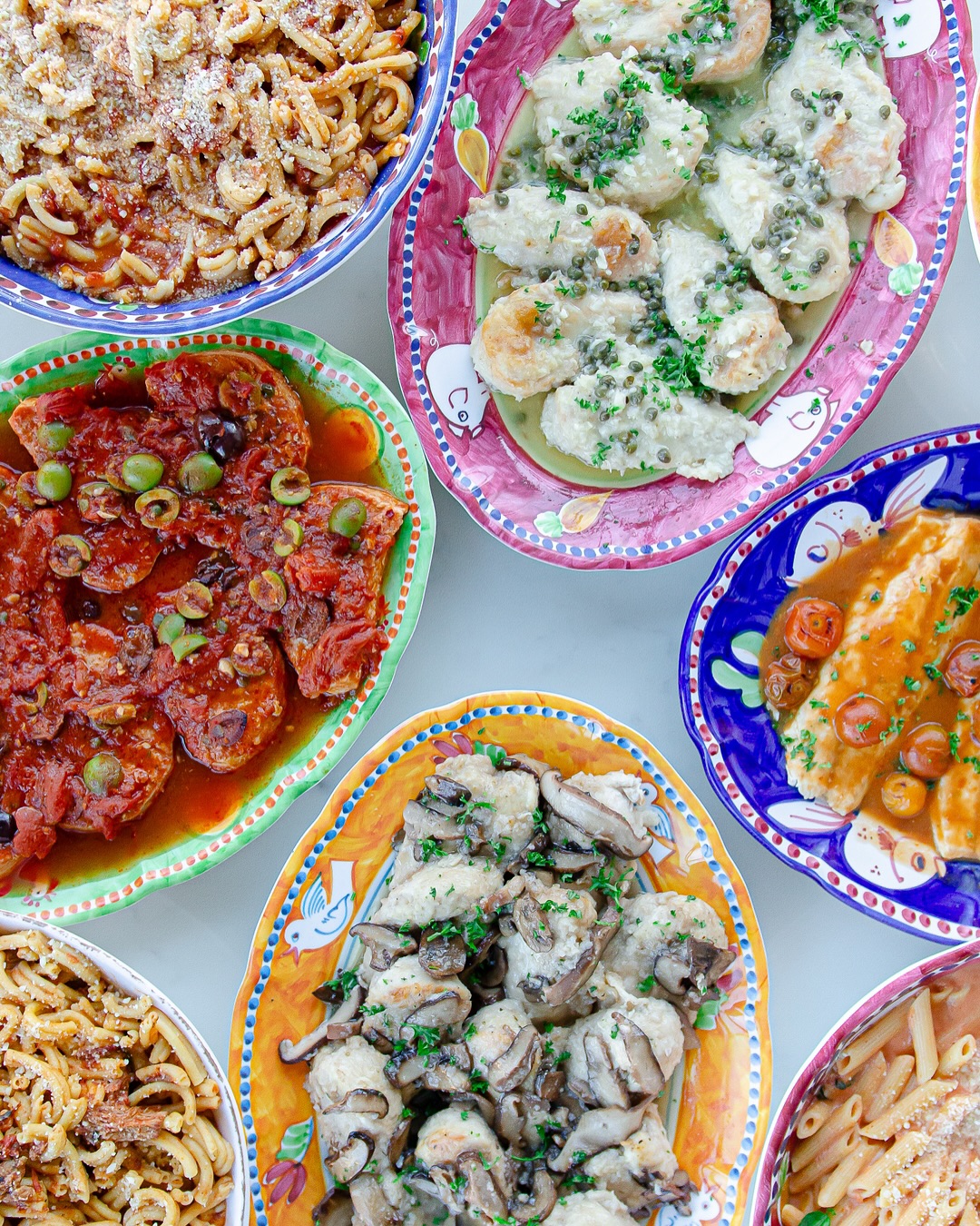 A photo of food spreads at DiAnoia's Eatery.